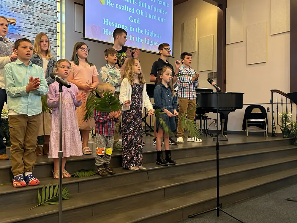 Youth worship band at summer retreat